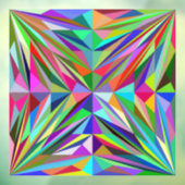 Abstract Mandala Raamsticker (Vel 3)