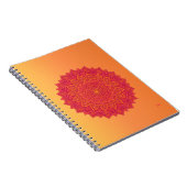 Abstract Mandala Shape Notebook Notitieboek (Rechterzijde)