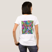 Abstract Mandala T-shirt (Achterkant volledig)