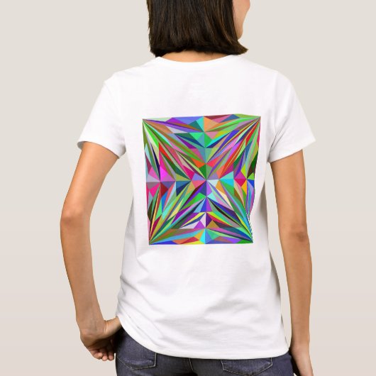 Abstract Mandala T-shirt (Achterkant)