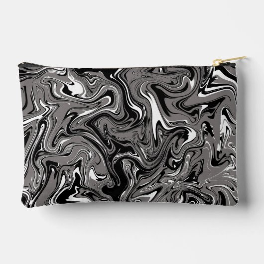 Abstract Marble illustration Black   Etui (Achterkant)