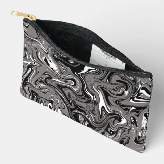 Abstract Marble illustration Black   Etui (Open)