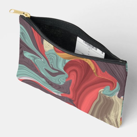 Abstract Marble illustration Colorful Etui (Open)