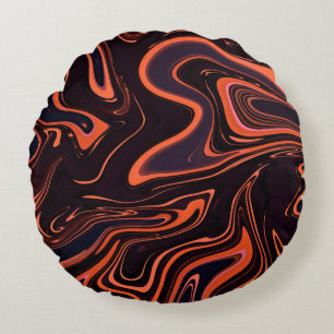 Abstract Marble Texture Background Rond Kussen