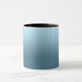 Abstract marineblauw pure kleur trend modern mok (Midden)