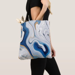 Abstract marinemarmer tote bag