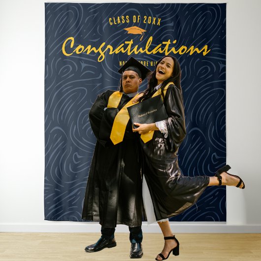 Abstract marinepatroon | Fotoachtergrond Wandkleed