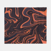 Abstract marmer: artistieke textuur achtergrond fleece deken (Voorkant (Horizontaal))