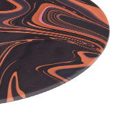 Abstract marmer: artistieke textuur achtergrond snijplank (Hoek)