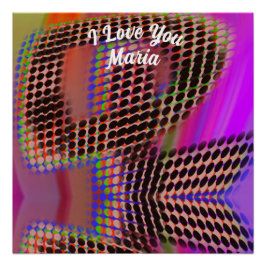 Abstract marmer Vloeibaar Kleurrijk Glanzend Poste Perfect Poster