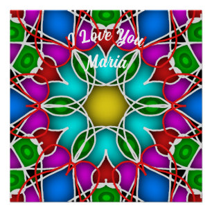 Abstract marmer Vloeibaar Kleurrijk Glanzend Poste Perfect Poster