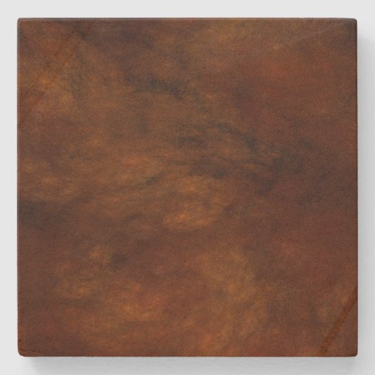 Abstract marmerd Rust Square Onderzetter (Voorkant)