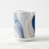 Abstract marmeren ontwerp koffiemok (Center)