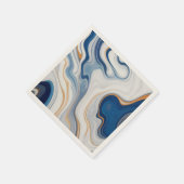 Abstract marmeren ontwerp servet (Hoek)