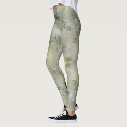 Abstract marmerpatroon leggings (Links)