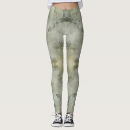 Abstract marmerpatroon leggings