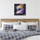 Abstract Maskerade Canvas Wandkunst Afdruk (Insitu (Slaapkamer))