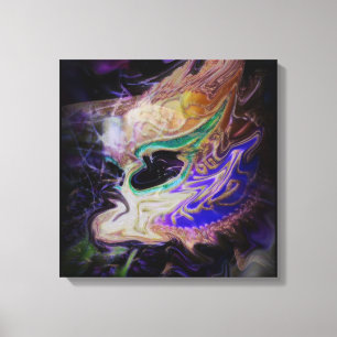 Abstract Maskerade Canvas Wandkunst Afdruk
