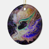 Abstract Maskerade Keramiek Ornament (Links)