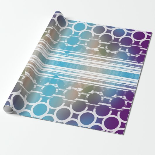 Abstract mat cadeaupapier (Uitgerold)