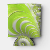 Abstract Matig Spiral Fractal Blikjeskoeler (Voorkant)