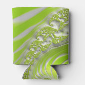 Abstract Matig Spiral Fractal Blikjeskoeler (Achterkant)