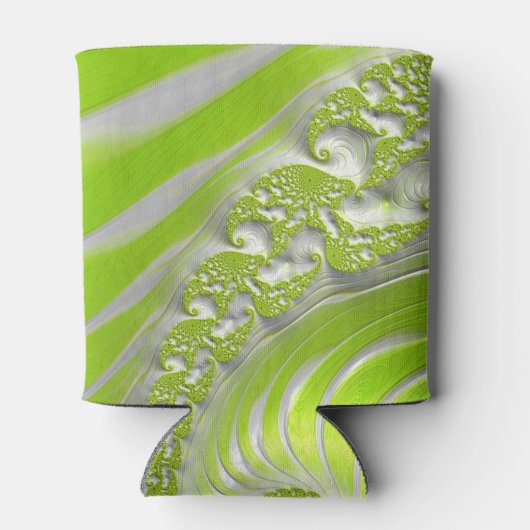 Abstract Matig Spiral Fractal Blikjeskoeler (Achterkant)