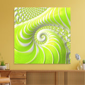 Abstract Matig Spiral Fractal Canvas Afdruk (Insitu (Woonkamer))