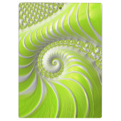 Abstract Matig Spiral Fractal Klembord (Achterkant)