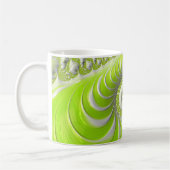 Abstract Matig Spiral Fractal Koffiemok (Links)