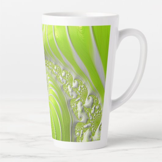 Abstract Matig Spiral Fractal Latte Mok (Rechts)