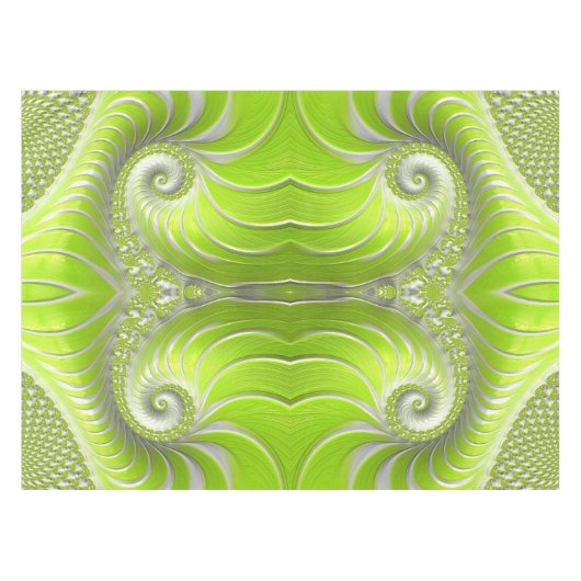 Abstract Matig Spiral Fractal Tafelkleed (Voorkant (Horizontaal))