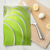 Abstract Matig Spiral Fractal Theedoek (Quarter Fold)