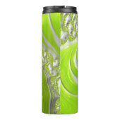 Abstract Matig Spiral Fractal Thermosbeker (Achterkant)