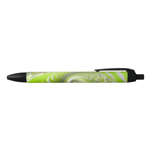 Abstract Matig Spiral Fractal Zwarte Inkt Pen (Bovenkant)