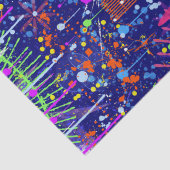 Abstract maximalisme: reuzenrad 's nachts tissuepapier (Detail)