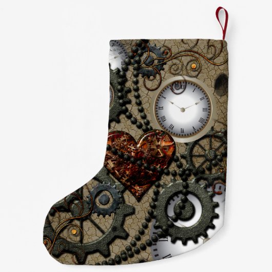 Abstract mechanisch ontwerp kleine kerstsok (Achterkant)