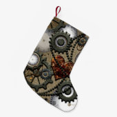 Abstract mechanisch ontwerp kleine kerstsok (Voorkant (Hangend))