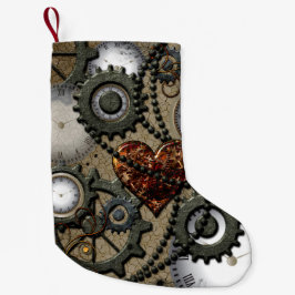 Abstract mechanisch ontwerp kleine kerstsok