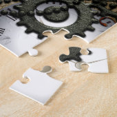 Abstract mechanisch ontwerp legpuzzel (Zijkant)