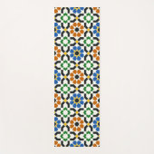 Abstract mediterraan tegel yoga mat (Voorkant)