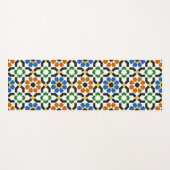 Abstract mediterraan tegel yoga mat (Voorkant (horizontaal))