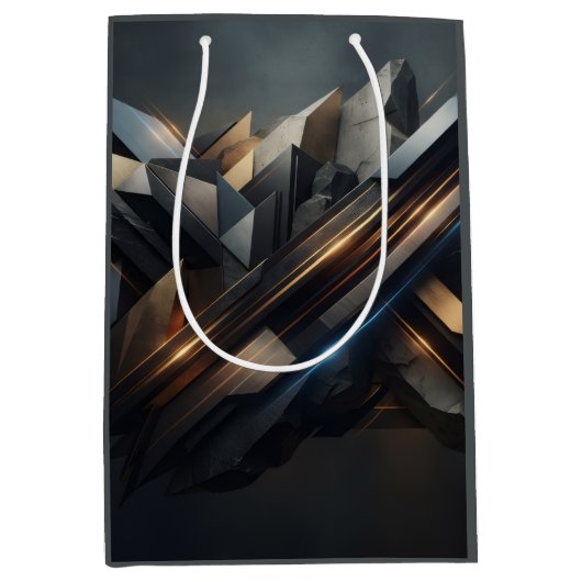 Abstract medium cadeauzakje (Voorkant)