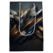 Abstract medium cadeauzakje (Achterkant)