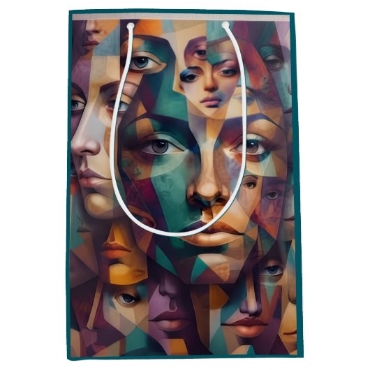 Abstract Medium Cadeauzakje (Voorkant)