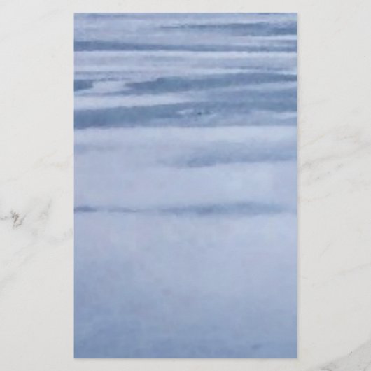 Abstract meer bevroren briefpapier (Voorkant)