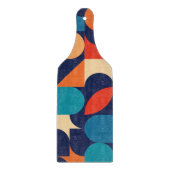 Abstract Meerkleurig Geometrisch Vormpatroon Snijplank (Voorkant)