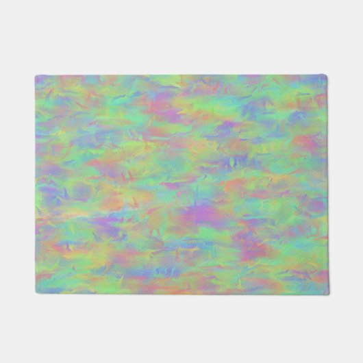 Abstract meerkleurig patroon deurmat (Voorkant)