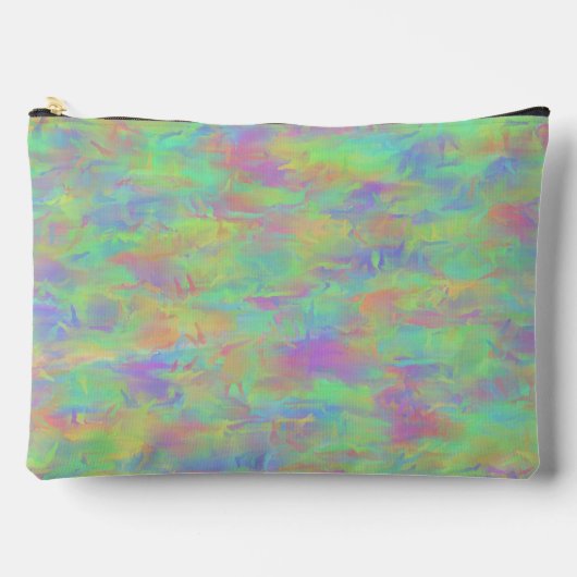 Abstract Meerkleurig Patroon Groot Etui (Voorkant)