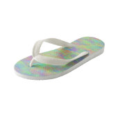 Abstract Meerkleurig Patroon Kinder Teenslippers (Schuin)